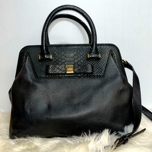 Kate spade vintage black leather crossbody excellent condition 2